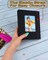 2 Pack 4x6 Black Linen Photo Album with Clear Pages, Front Window for Personalization